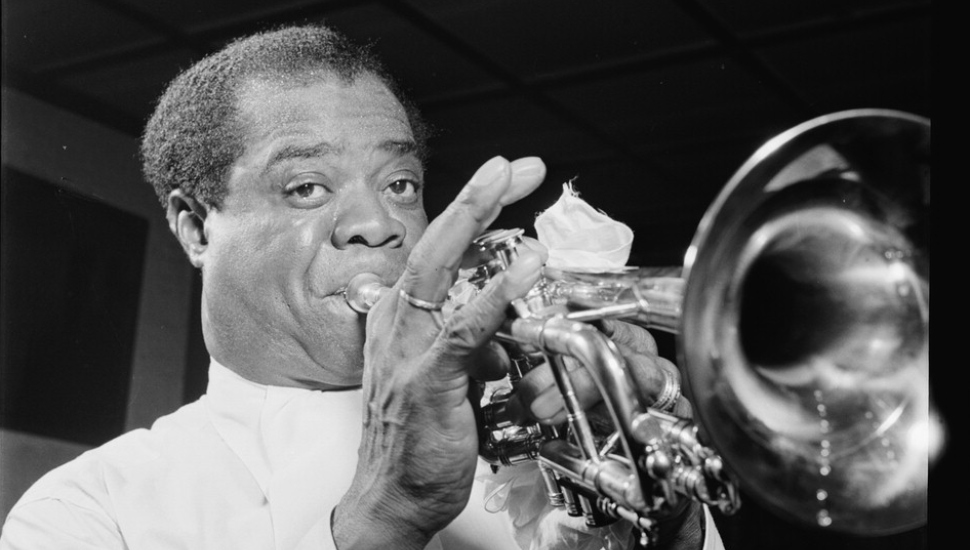 man playing trumpet