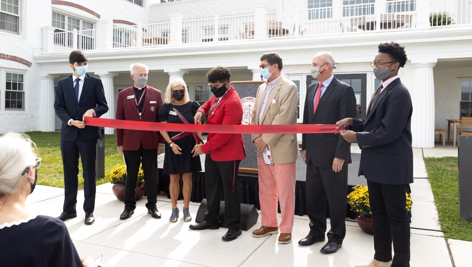 campus ribbon-cutting ceremony