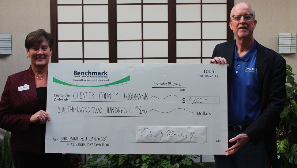 check donation