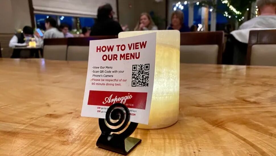 Spring House's Arpeggio BYOB Was an Early Adopter of QR Menus