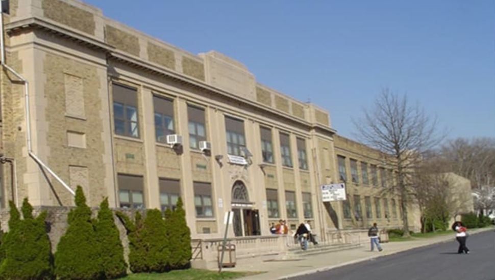 high school building