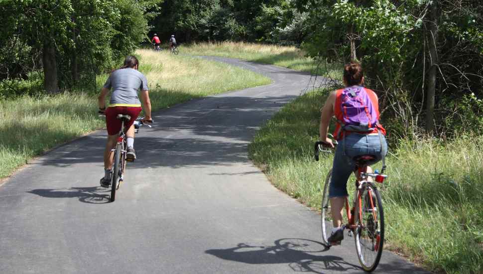people on bikes