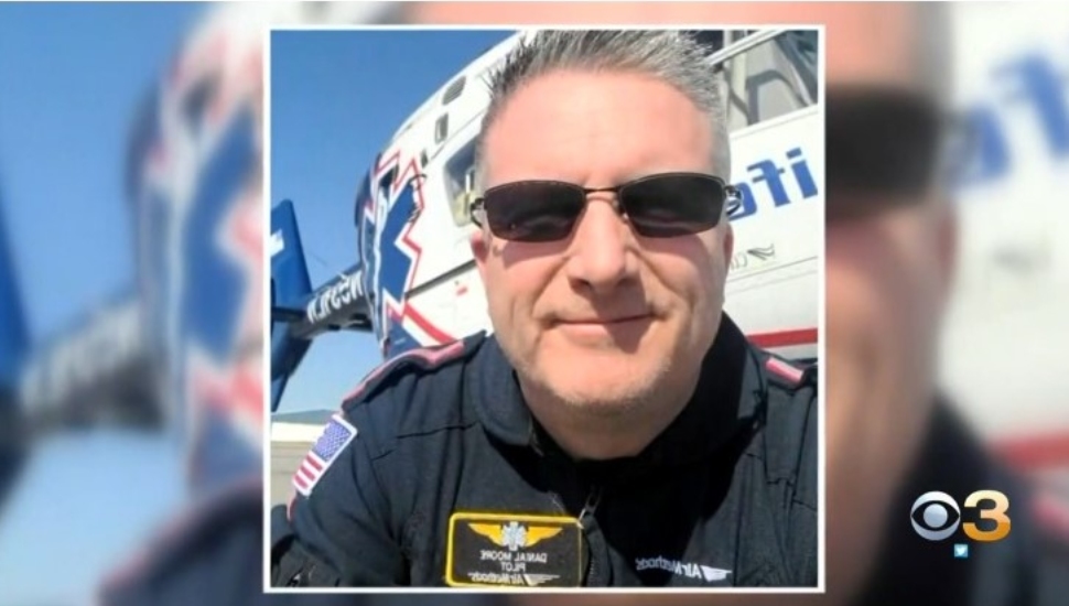 Helicopter pilot Daniel Moore.