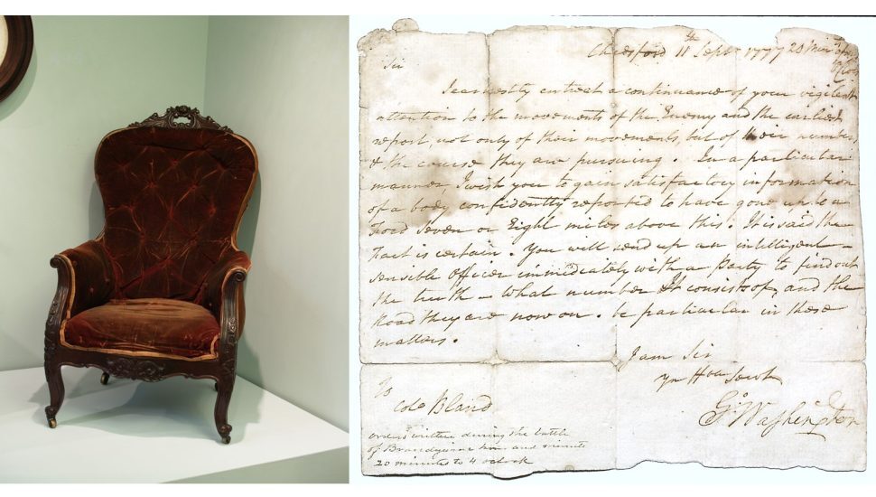 lincoln chair washington letter