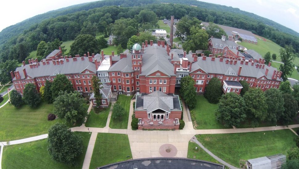 boarding school aerial view