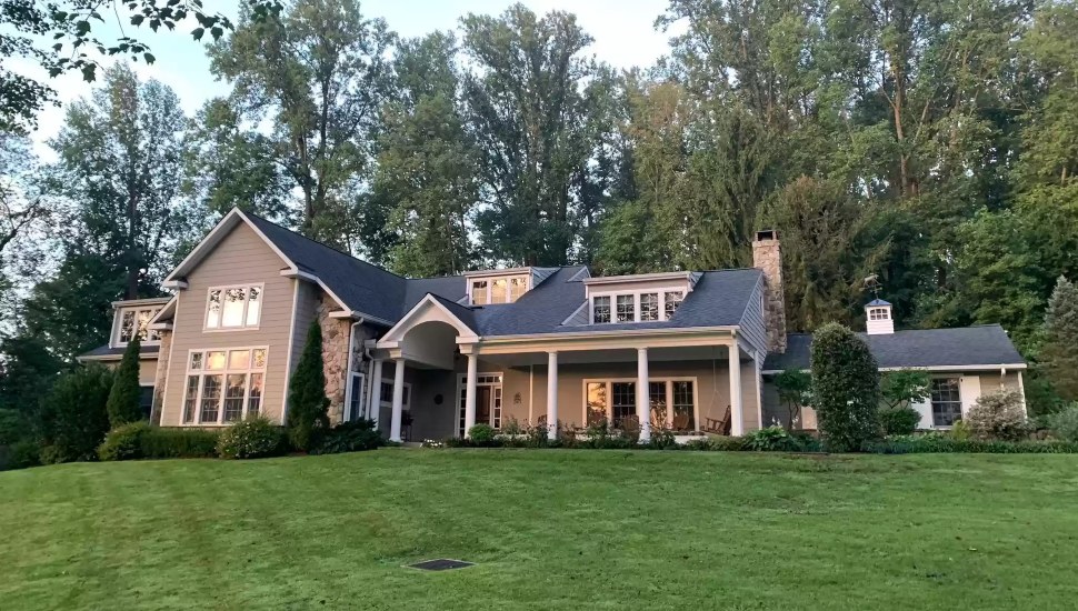Malvern Bank House of the Week: Resort-Like Residence with Access to Private Beach in Berwyn