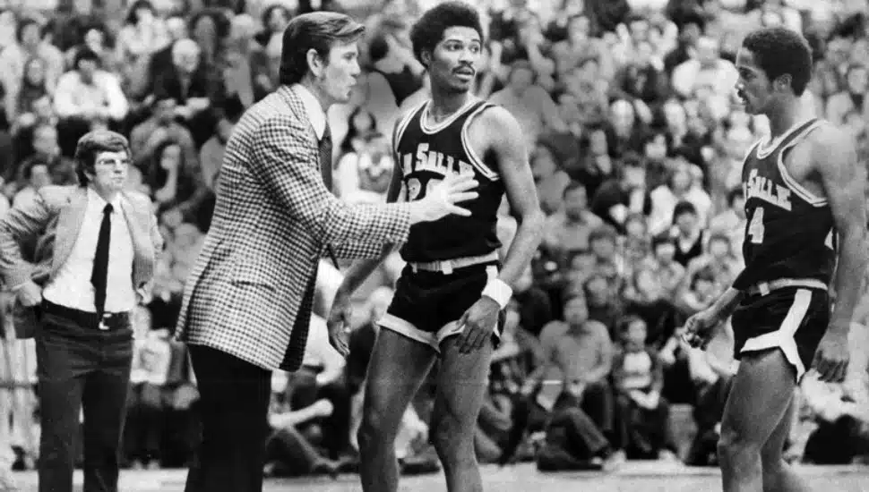 Paul Westhead, March 1975, as coach of La Salle. Inquirer_Daily News archives
