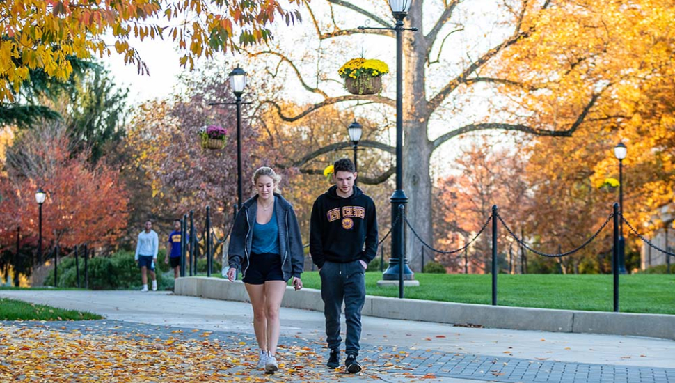 students at West Chester University