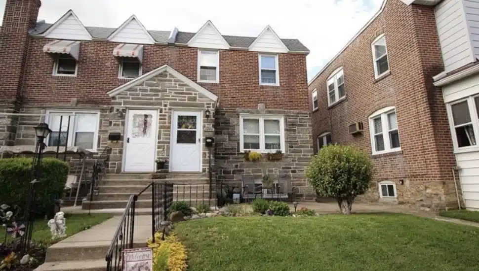 A home in Eddystone once lived in by Jennifer Aniston.