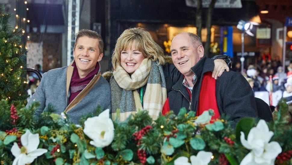 meteorologist Adam Joseph with QVC hosts
