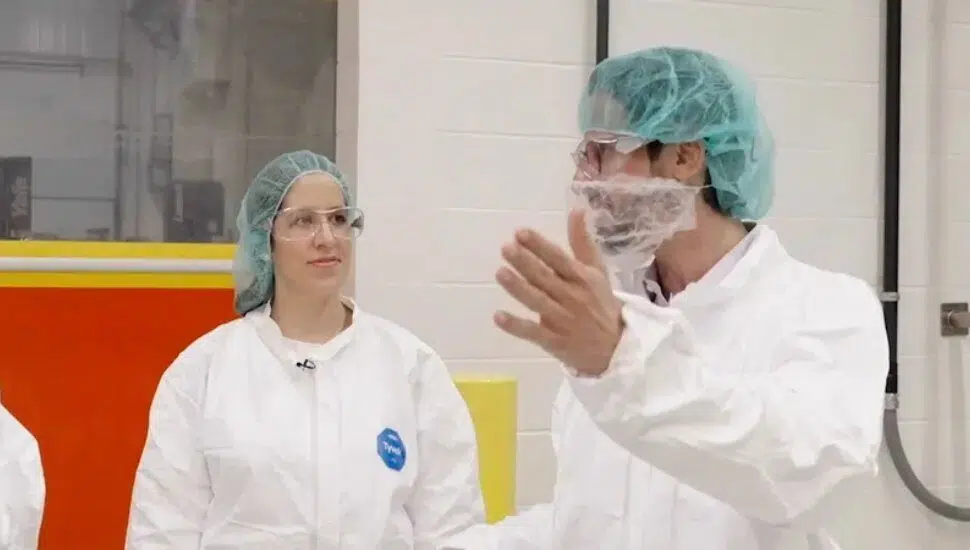 ByHeart founders in factory