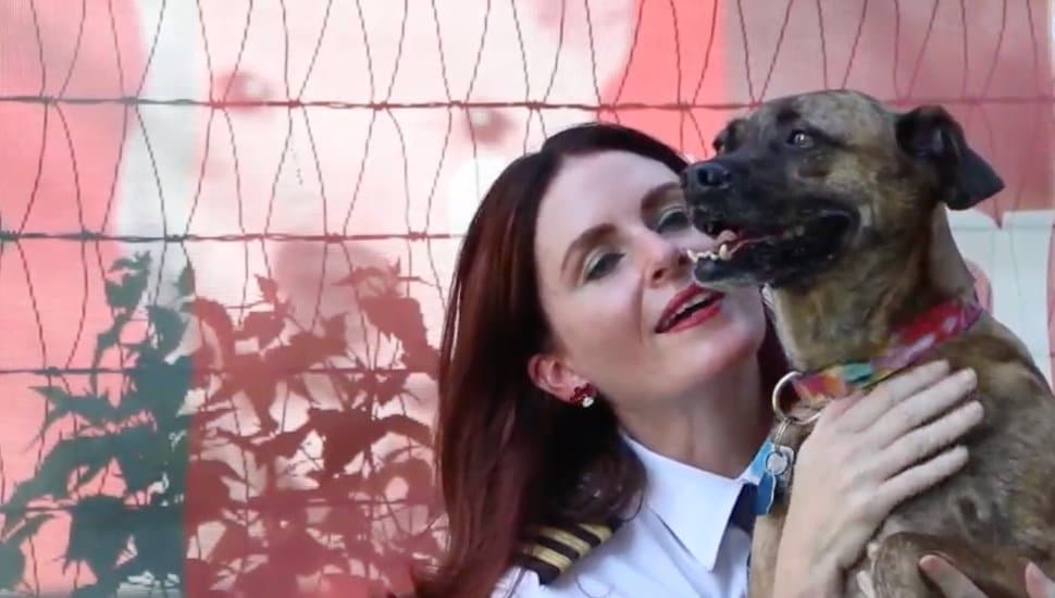 Erin Mariah Murphy and her dog Zeke