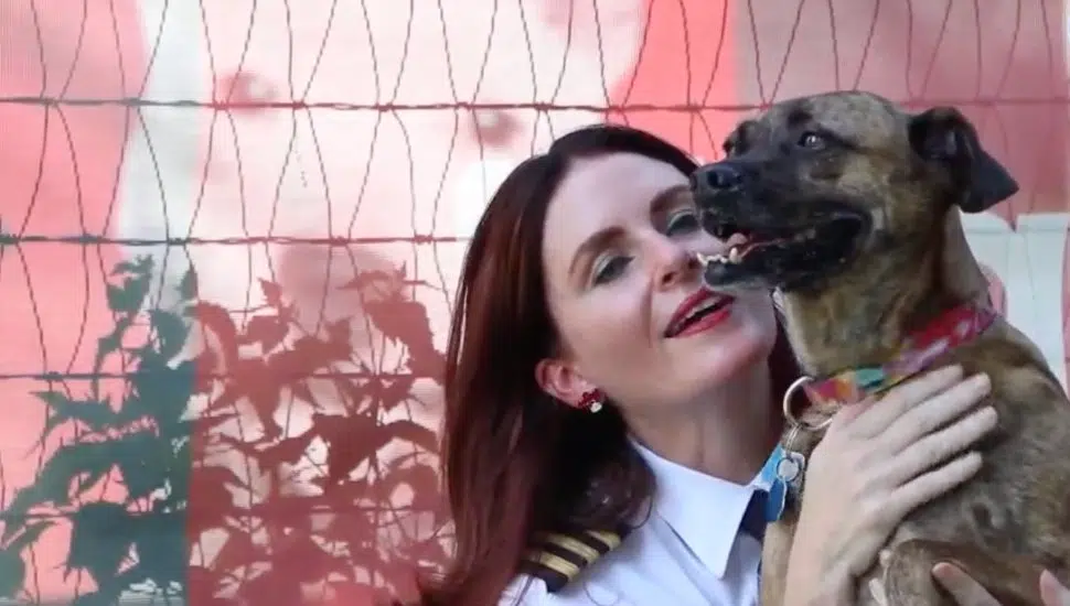 Erin Mariah Murphy and her dog Zeke