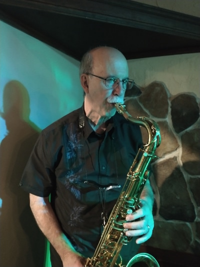 Joe Cafarchio playing Sax