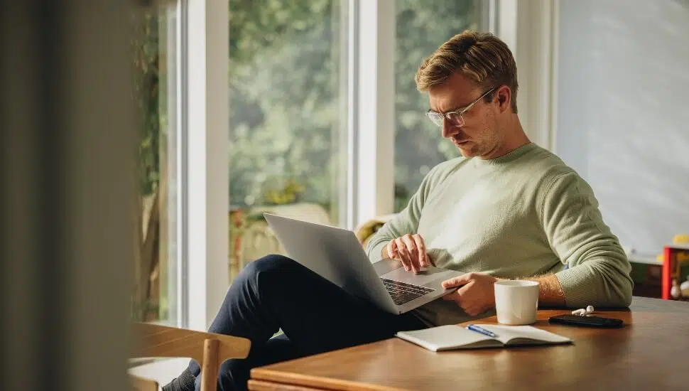 Man working from Home