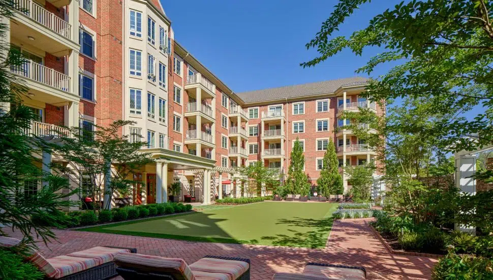 view of Hankin Apartments complex