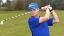Nick Gross holding golf club