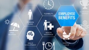 employee benefits package health insurance taking care of employees graphics