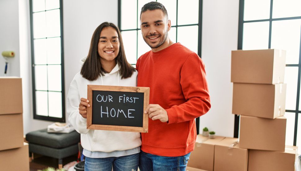 first-time home buyers couple