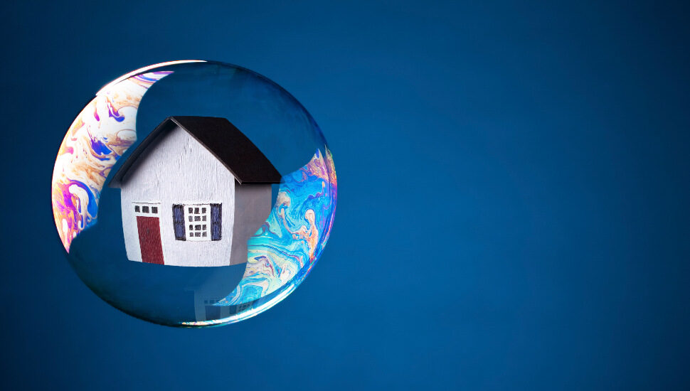 house in a bubble