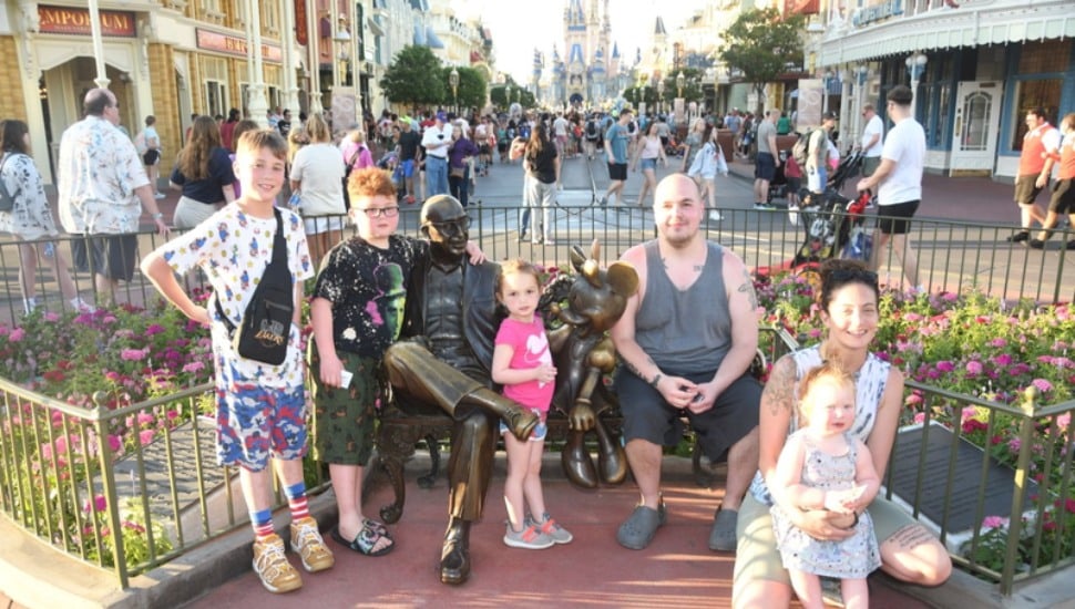 family at disney world