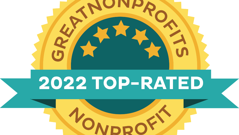 The GreatProfits Seal designating the 2022 top-rated nonprofit.