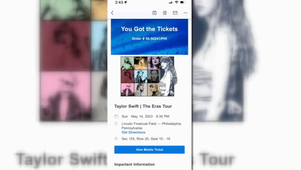 Taylor Swift ticketmaster