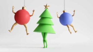 dancing tree and balls
