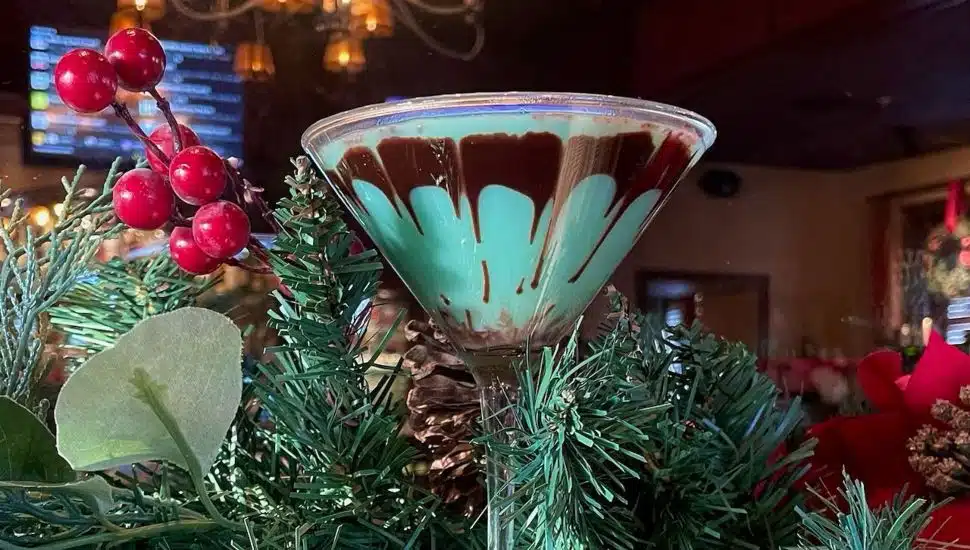 mint chocolate cocktail