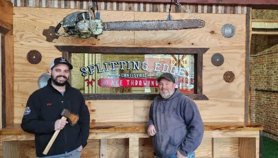 Splitting Edge Axe Throwing Opens Its Third Location in Coatesville