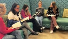 women at Kennett Library book club