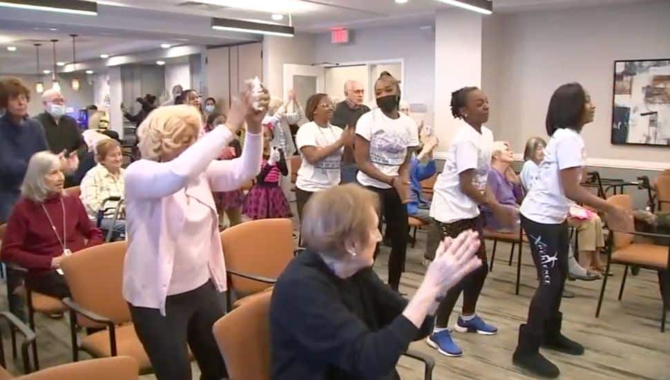 Dance Company Visits Residents at Brightview Senior Living in Wayne to Bridge Youth, Age Through Dancing