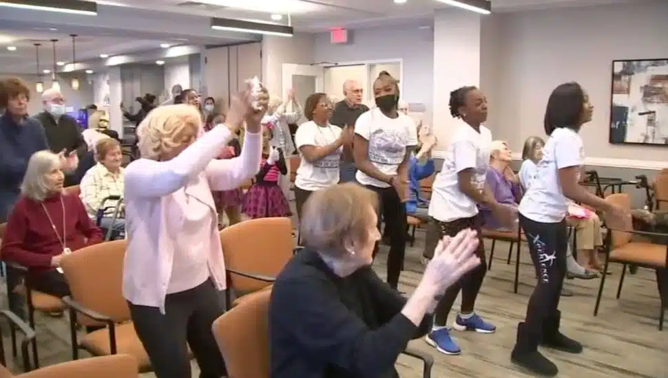 Dance Company Visits Residents at Brightview Senior Living in Wayne to Bridge Youth, Age Through Dancing