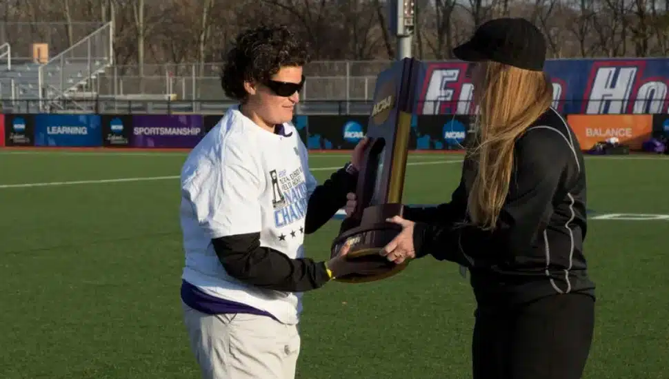 West Chester field hockey coach Amy Cohen.