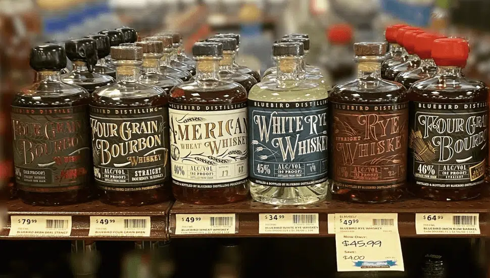 bluebird distilling drinks