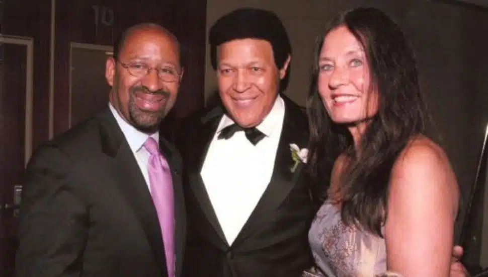 Chubby Checker and Catharina Lodders, right.