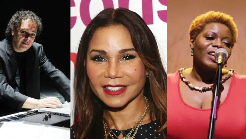 From left, Mitch Chakour, Daphne Rubin-Vega, and Zonya Love.