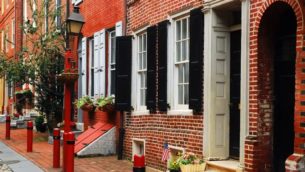 Historic Elfreths Alley, Philadelphia