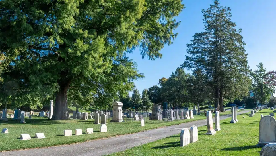 Longwood Gardens cemetery.