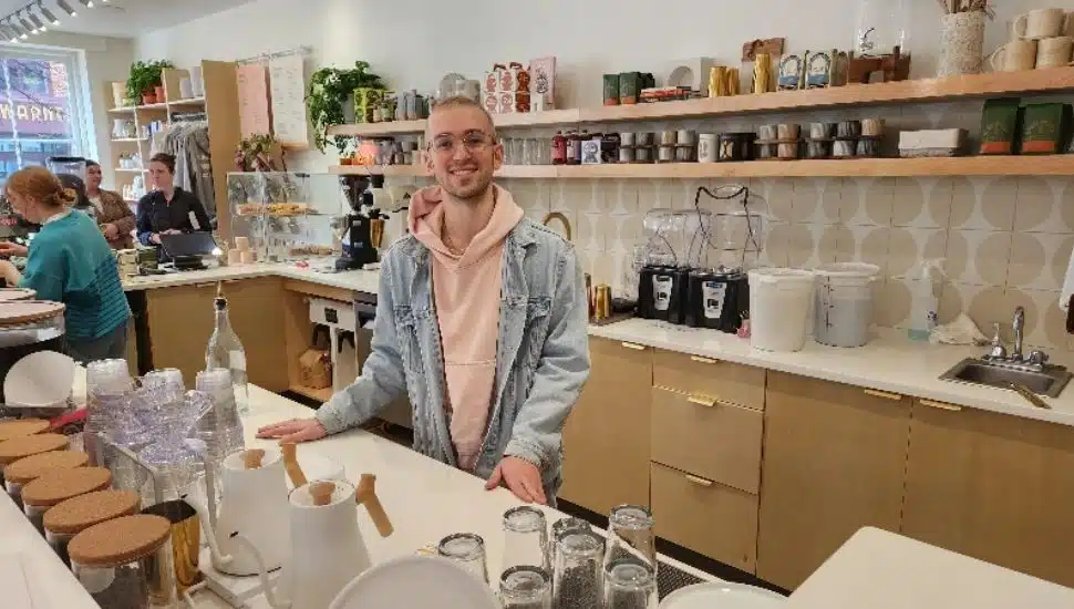 Mayday Coffee Shop owner Austin Piona