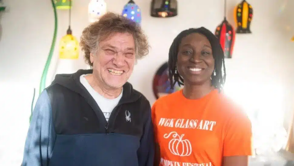Thomas Von Koch and accounts manager Kimya Williams