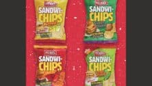 The assorted flavors of the Herr's sandwi-chips.