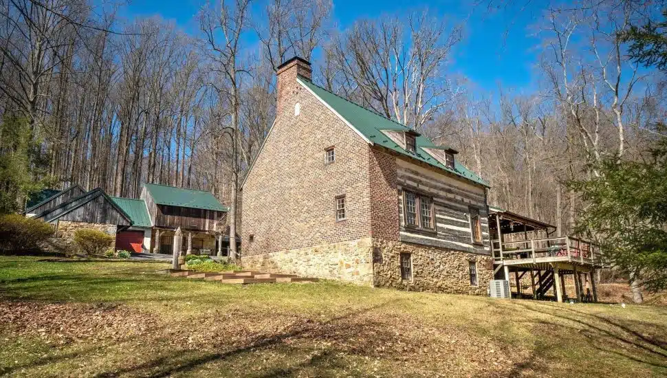 Malvern Bank House of the Week: Restored Log Cabin in Glenmoore Perfect for Privacy