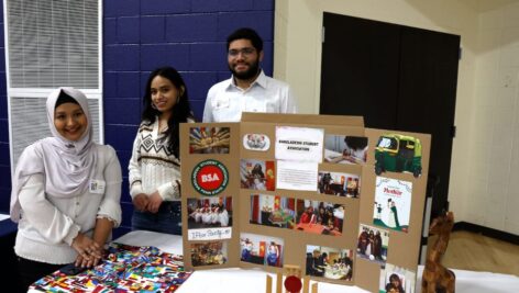 The Bangladeshi Student Association presented their work from their first year as an established club on campus.