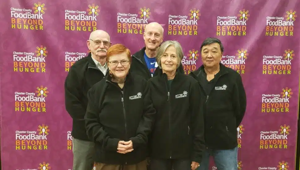 Five Chester County Food Bank Volunteers Reach Over 1000 Hours of Volunteering