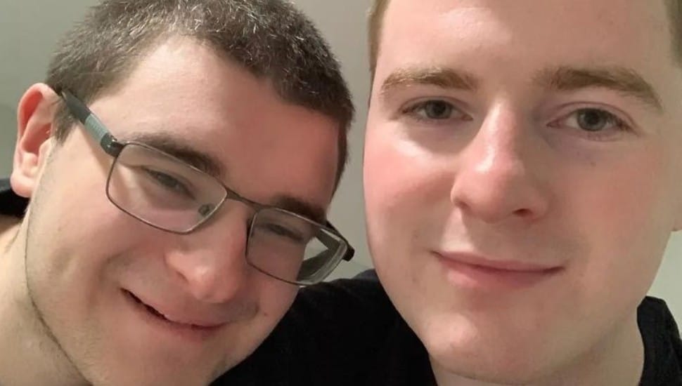 Zach, left, and his brother Josh Stehle.