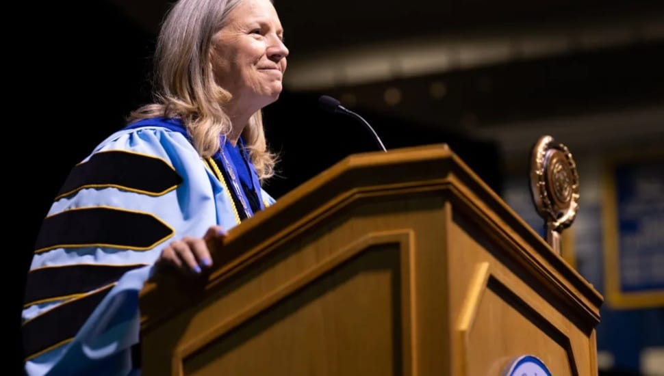 Widener University President Dr. Stacey Robertson