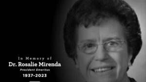 Dr. Rosalie Mirenda, President Emeritus of Neumann University