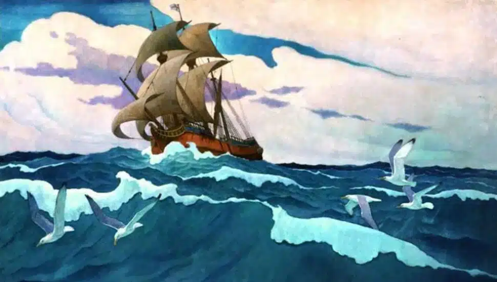 Forbes: How Commissioned Murals N.C. Wyeth Left Unfinished Due to His Death Were Completed