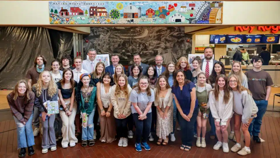 Twin Valley High School students